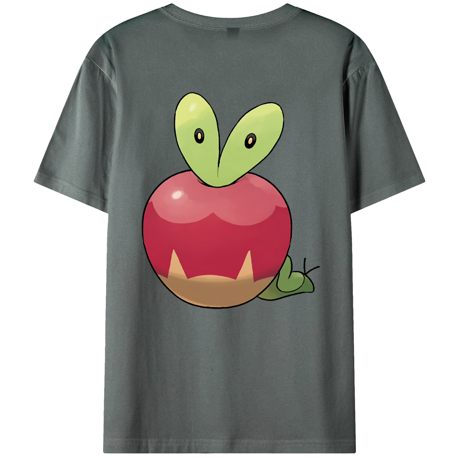 （画像用） ポケットモンスター Pokémon 綿100％ メンズ半袖Tシャツ（バックプリント） 通気性